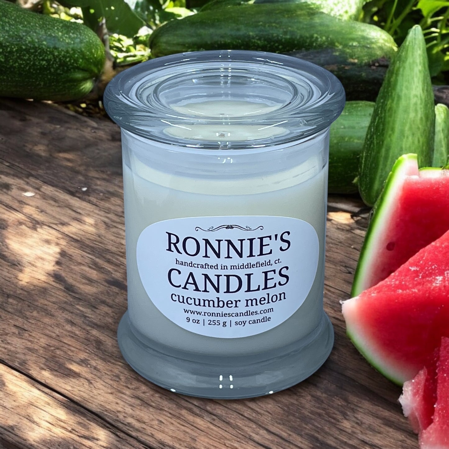 Cucumber Melon 100% Soy Candle