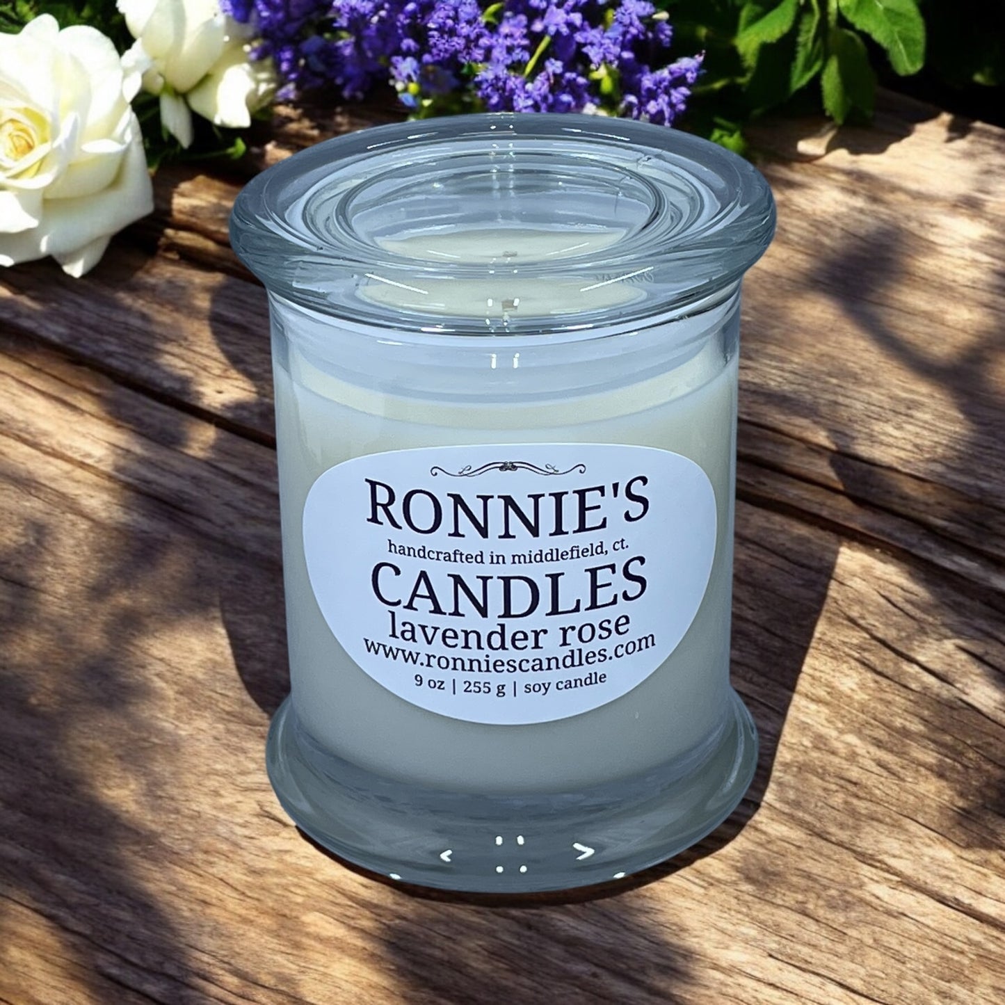 Lavender Rose 100% Soy Candle