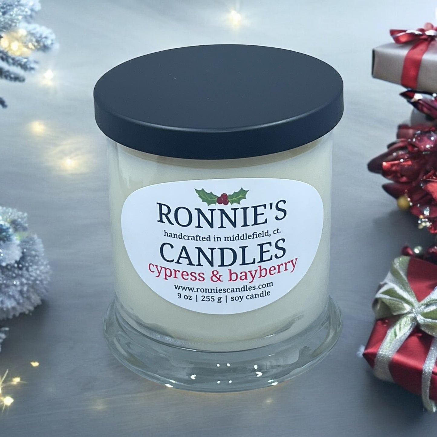 Cypress and Bayberry 100% Soy Candle