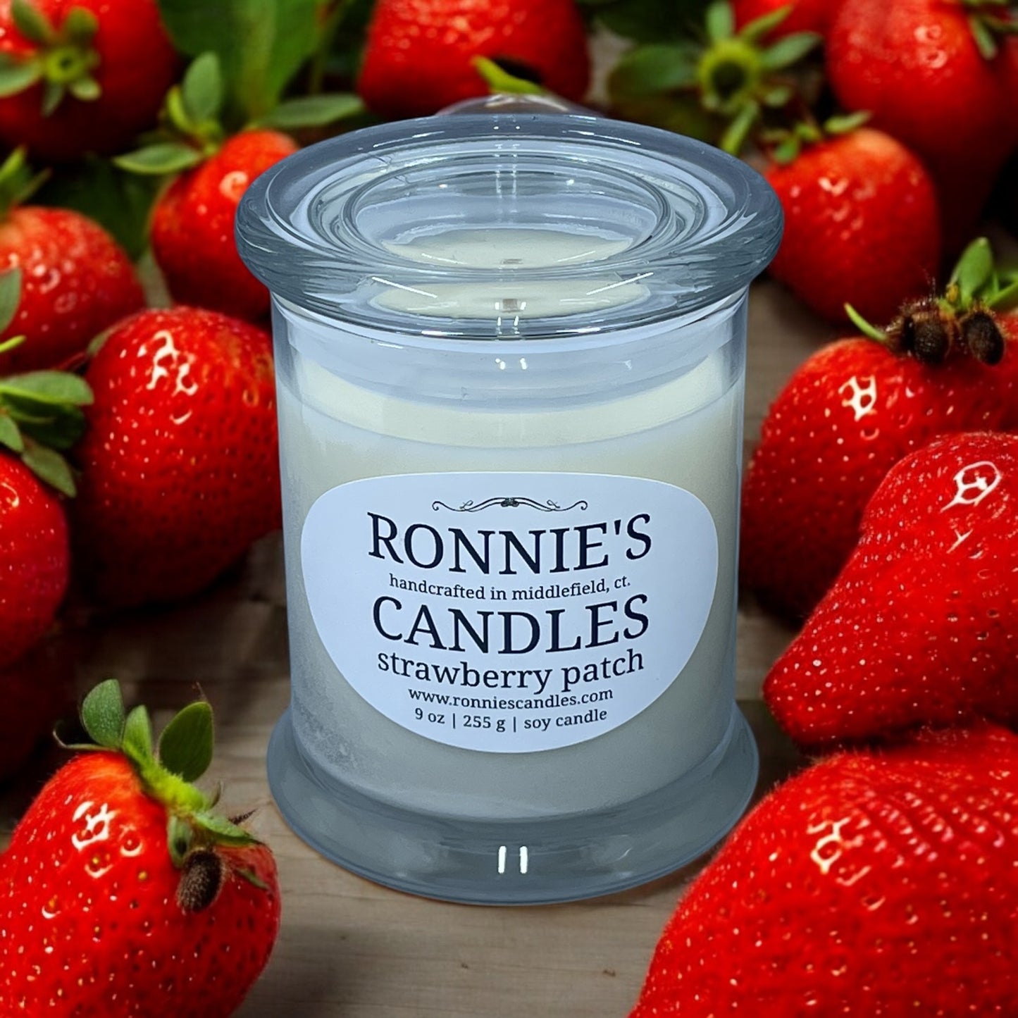 Strawberry Patch 100% Soy Candle