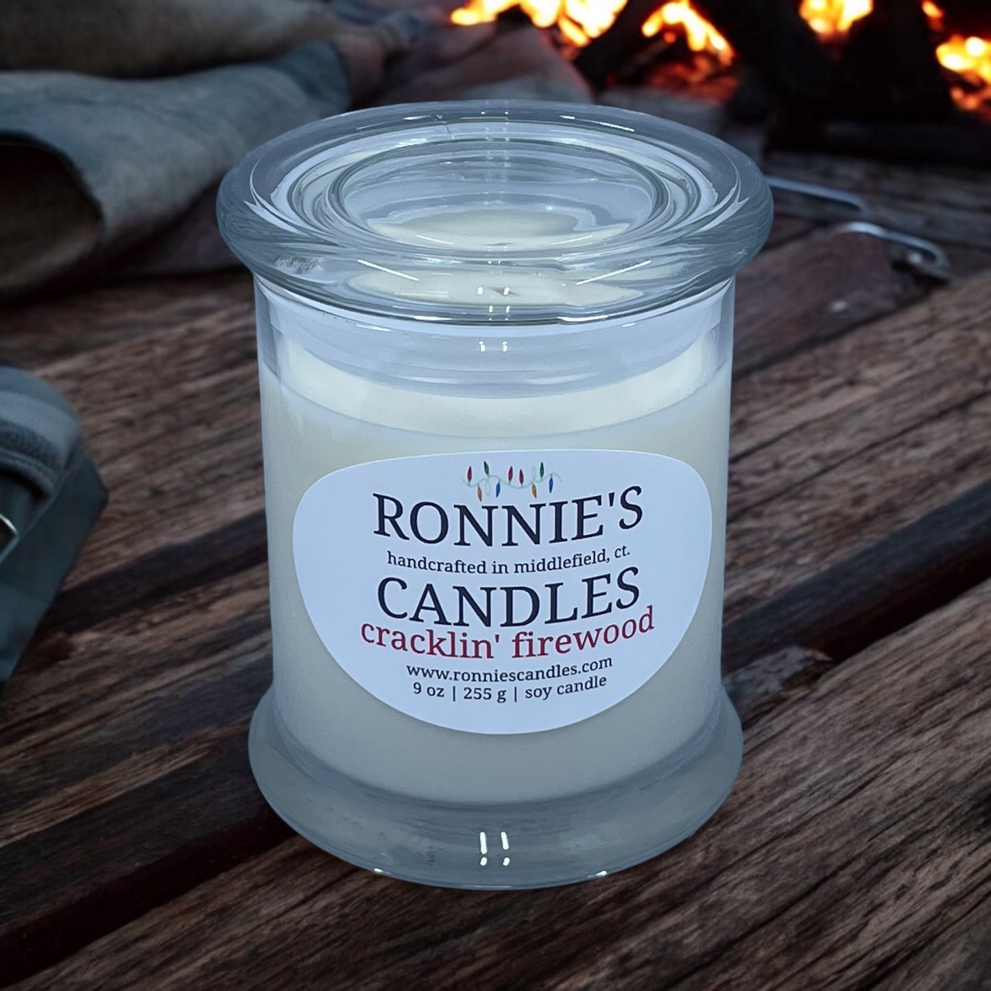 Cracklin' Firewood 100% Soy Candle