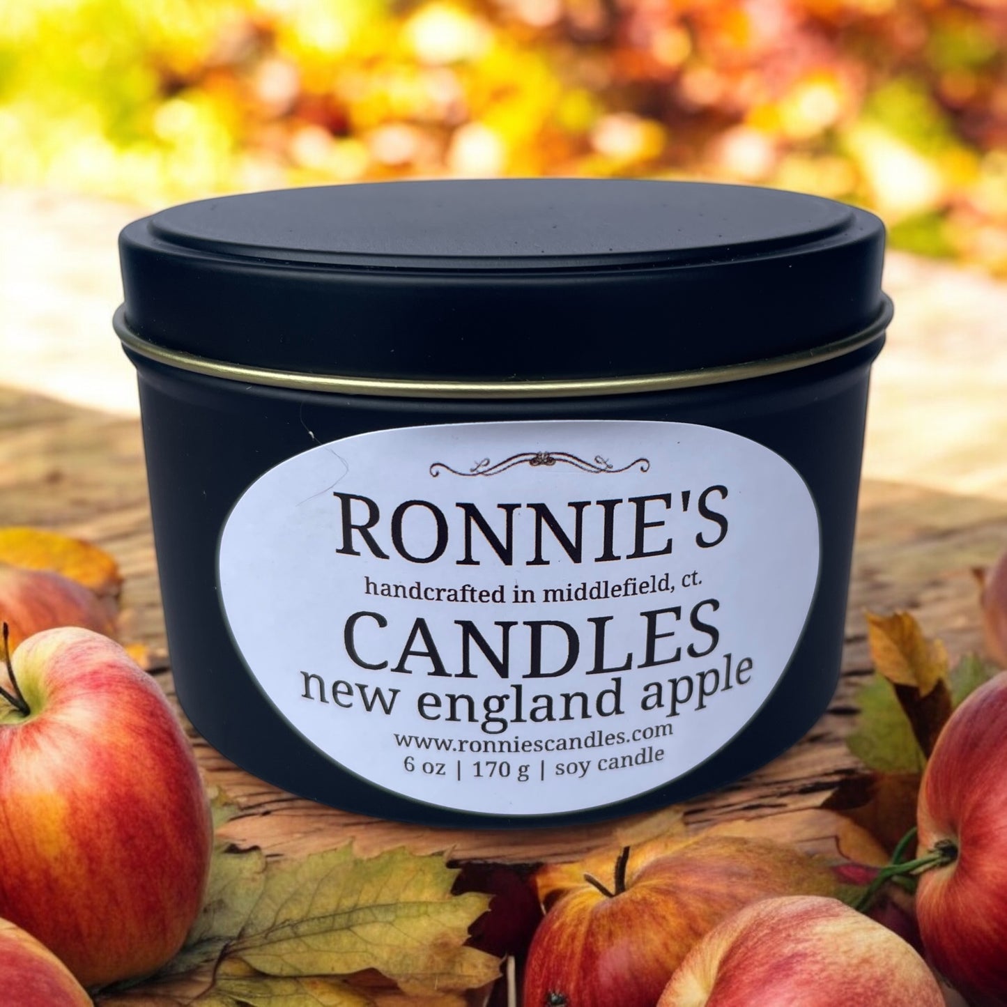 New England Apple 100% Soy Candle
