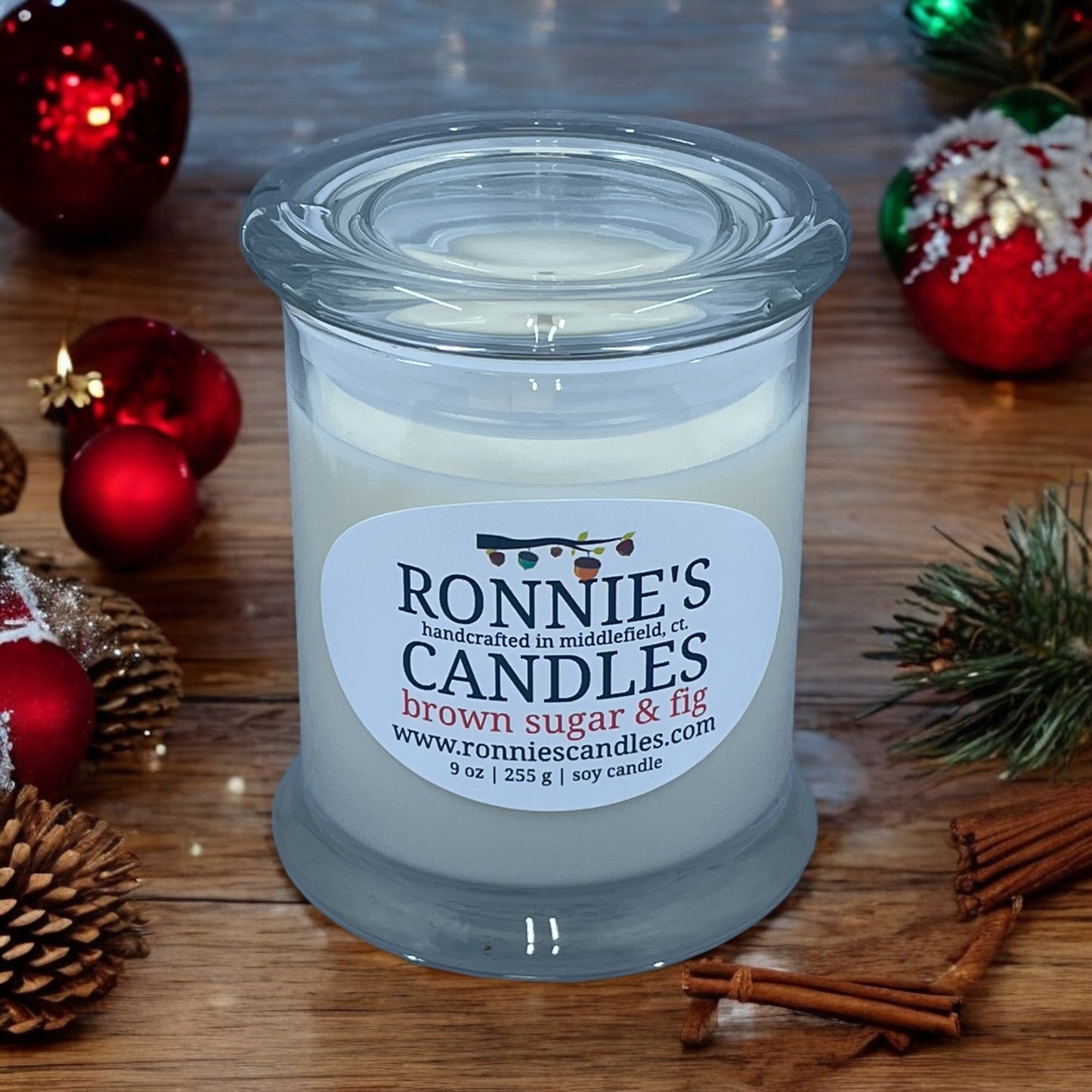 Brown Sugar and Fig 100% Soy Candle