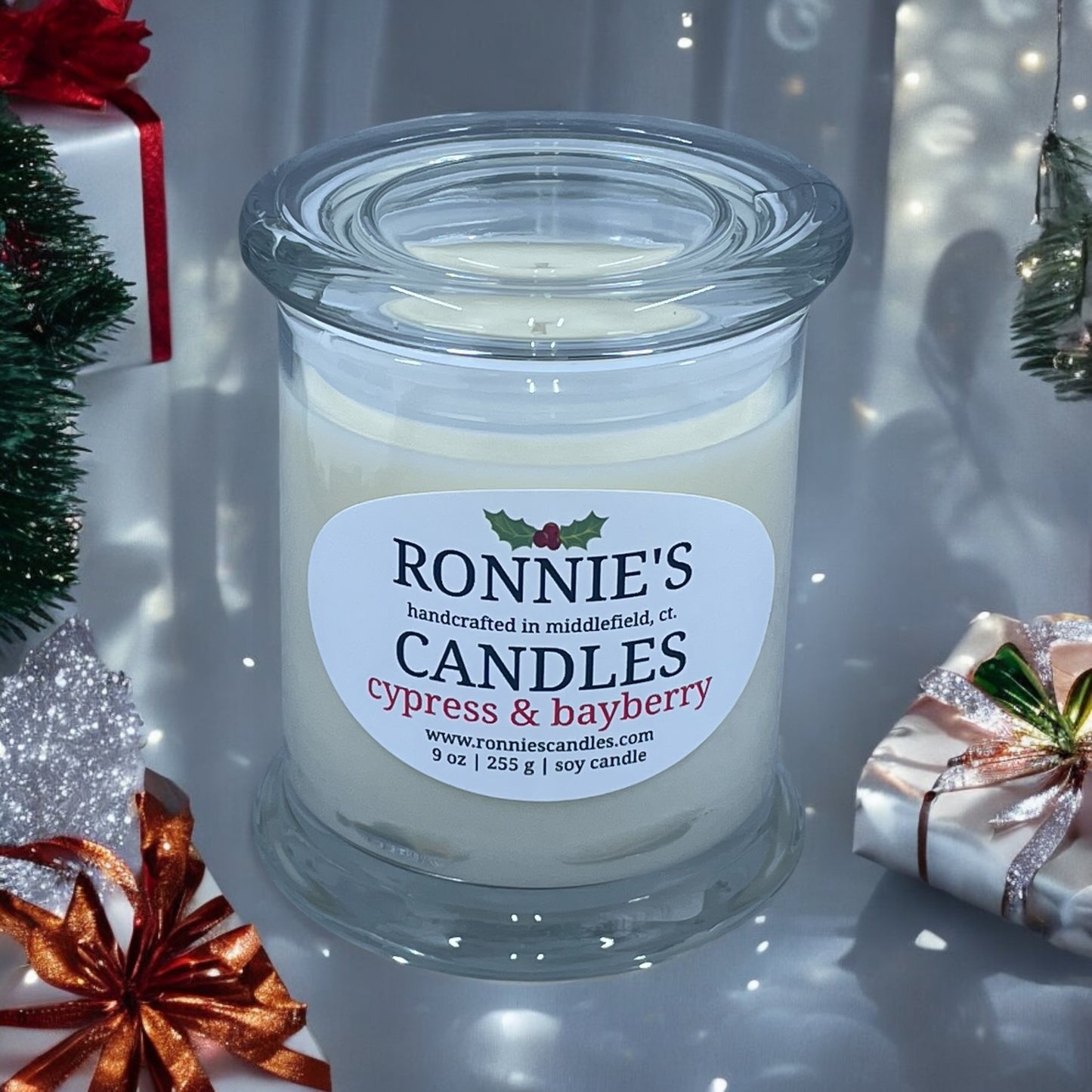 Cypress and Bayberry 100% Soy Candle