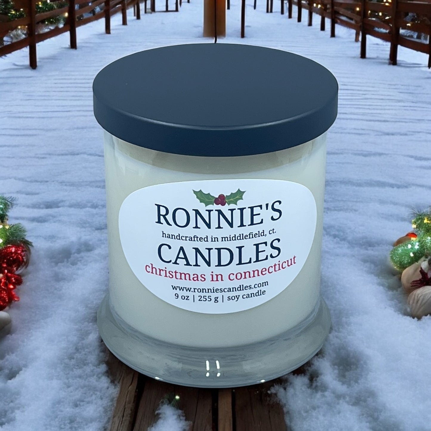 Christmas in Connecticut 100% Soy Candle
