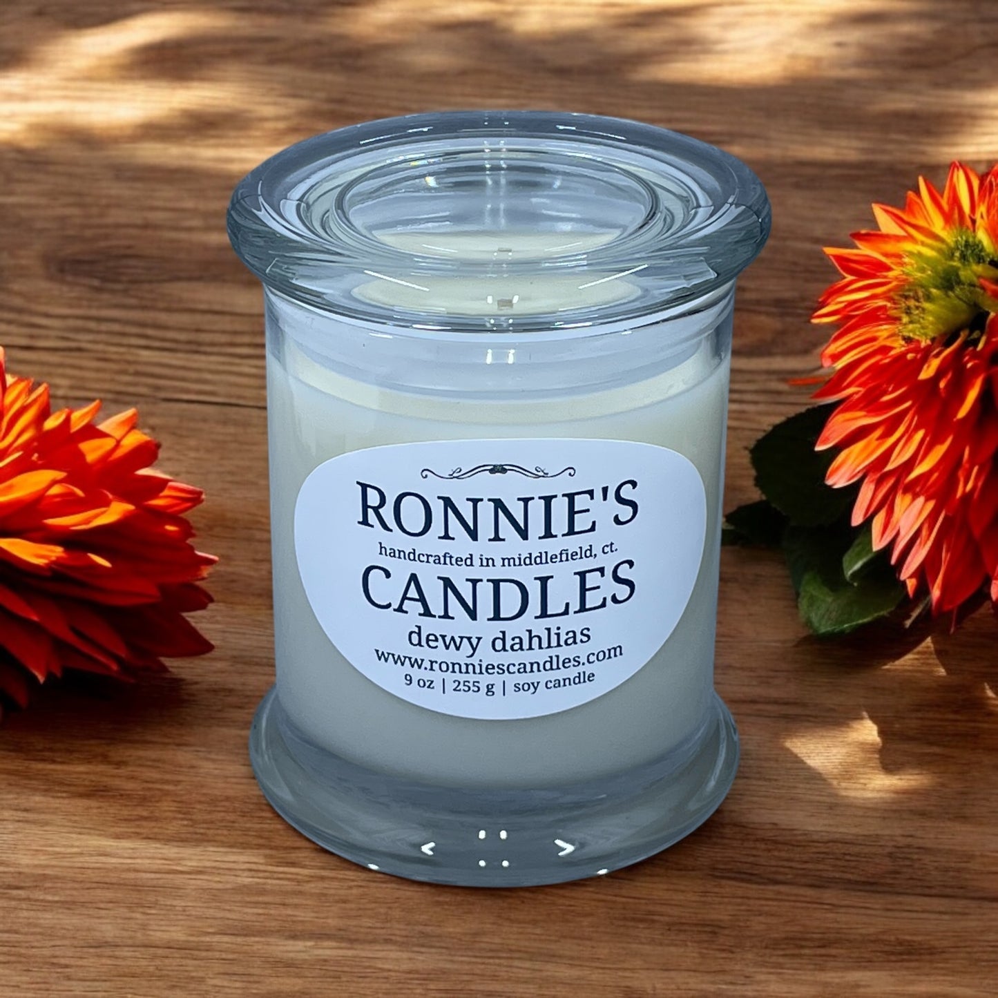 Dewy Dahlias 100% Soy Candle