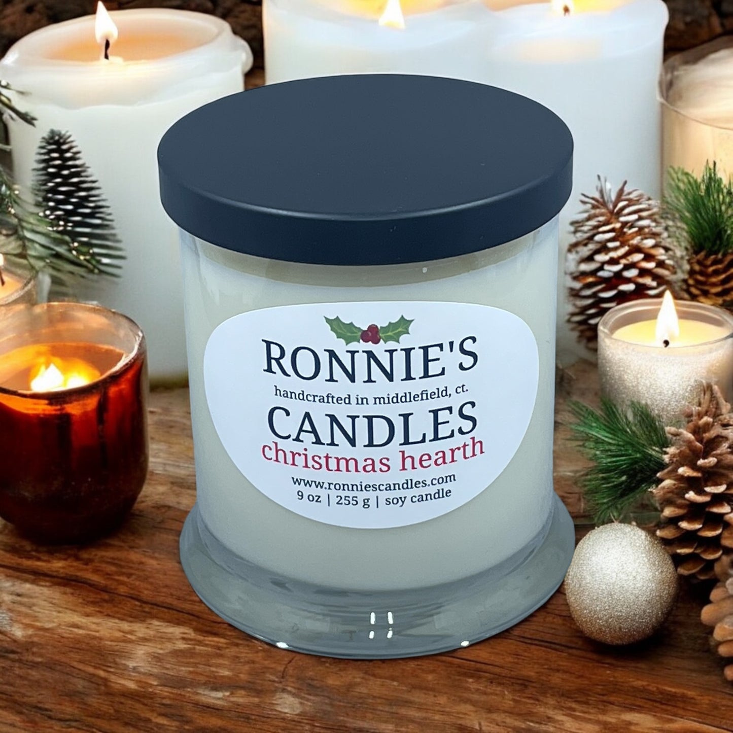 Christmas Hearth 100% Soy Candle