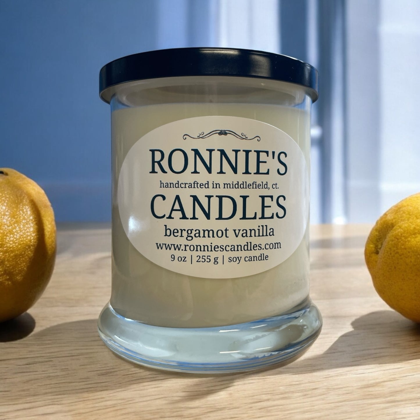 Bergamot Vanilla 100% Soy Candle