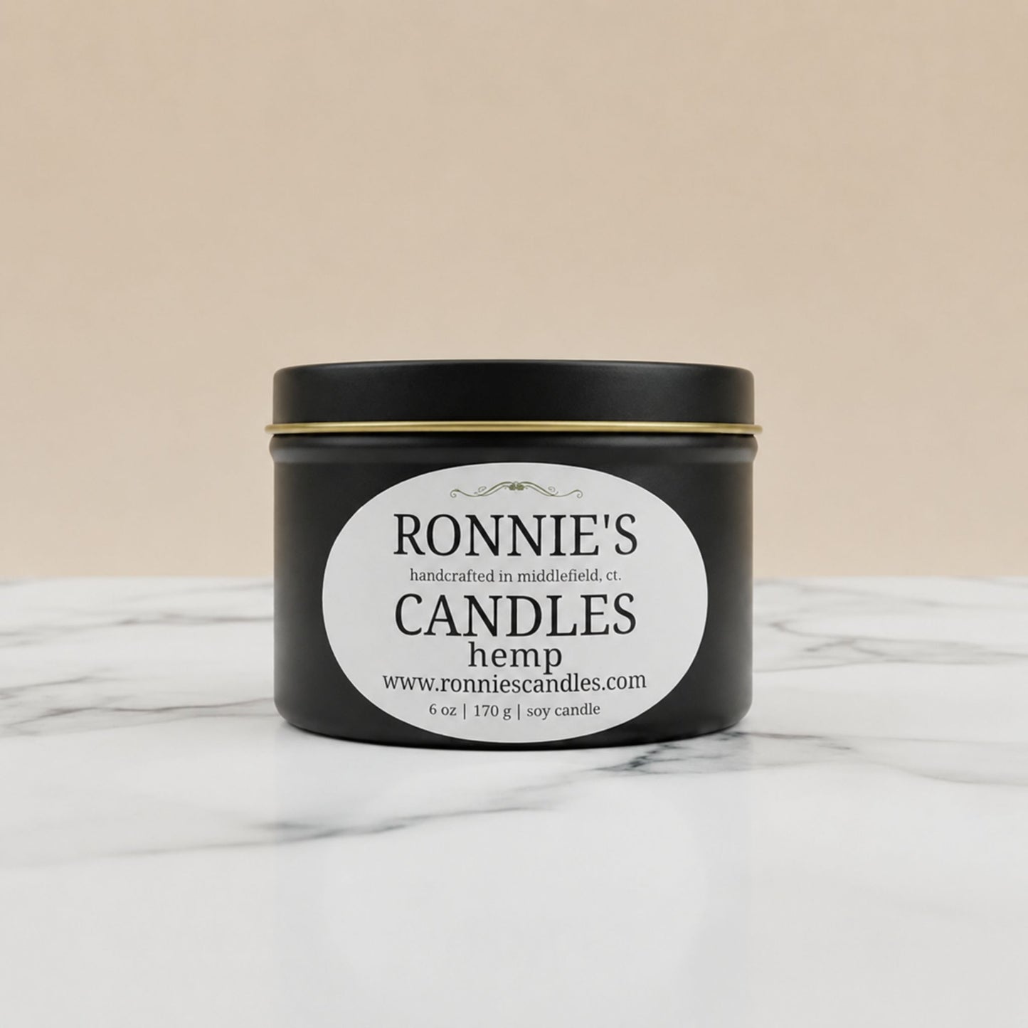 Hemp 100% Soy Candle