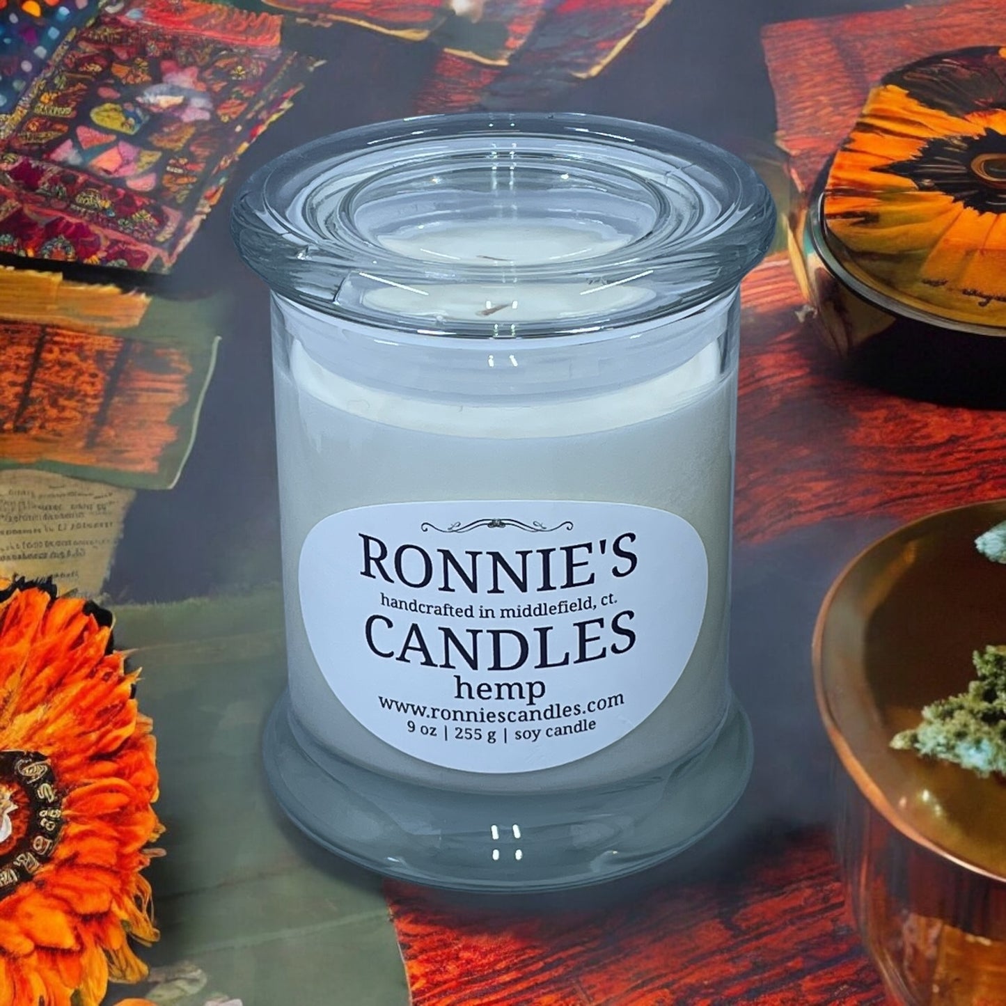 Hemp 100% Soy Candle