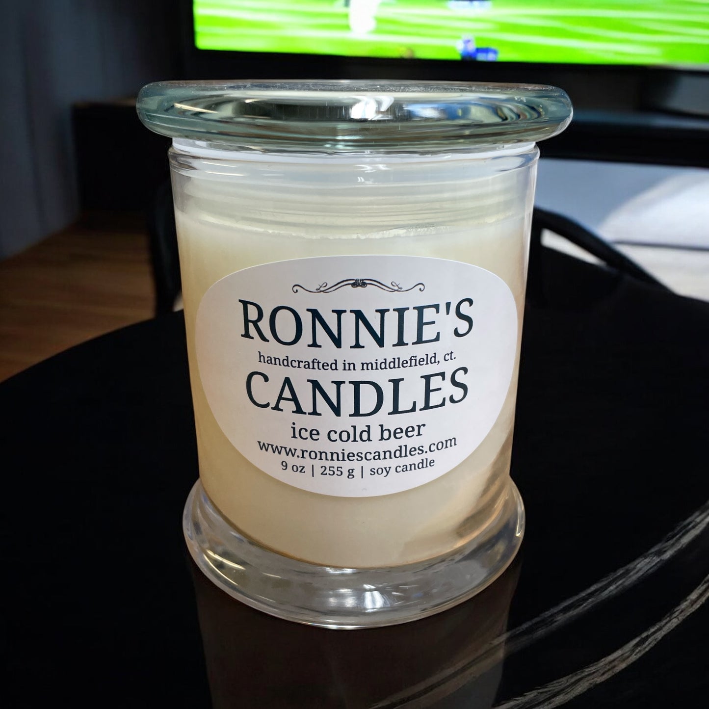 Ice Cold Beer 100% Soy Candle