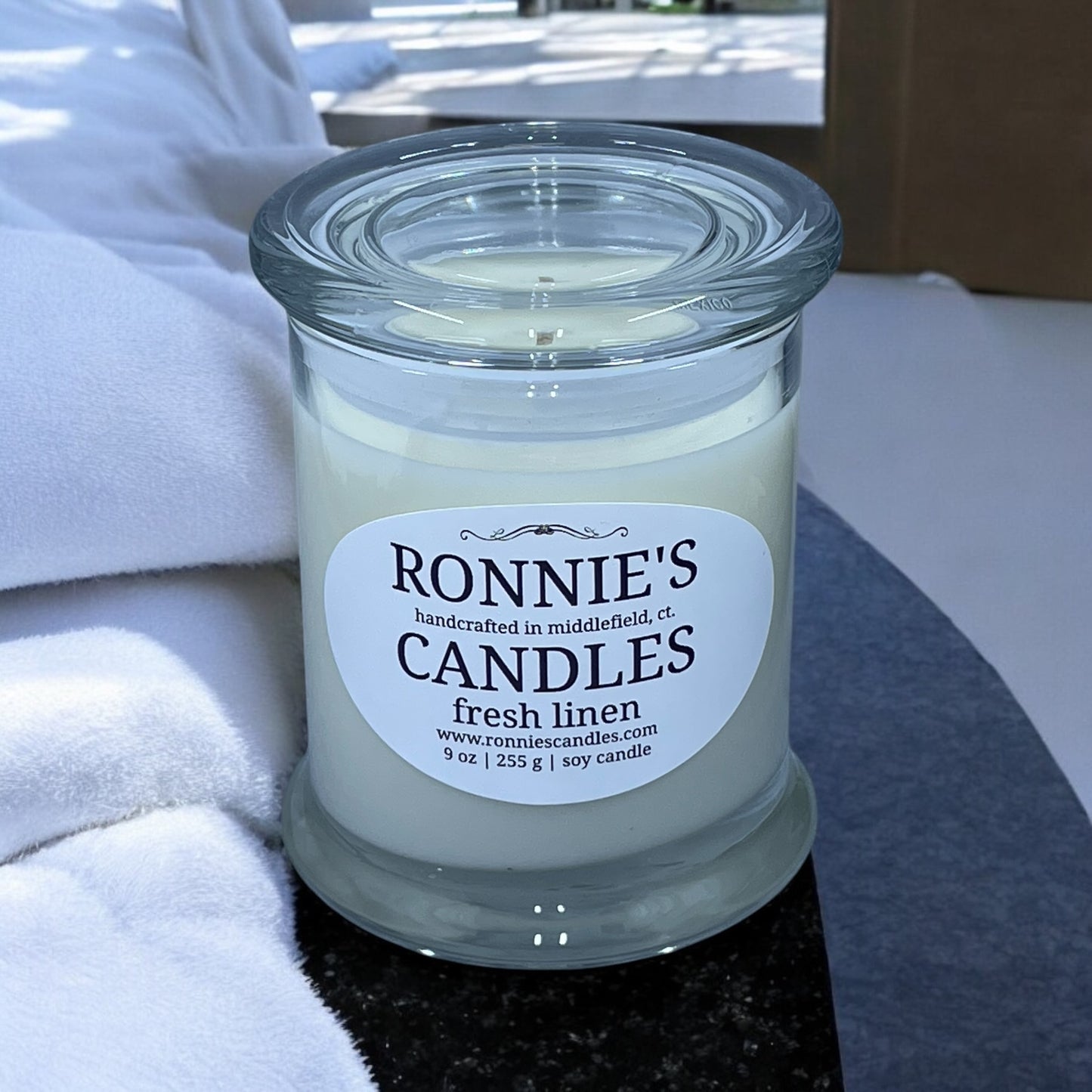 Fresh Linen 100% Soy Candle