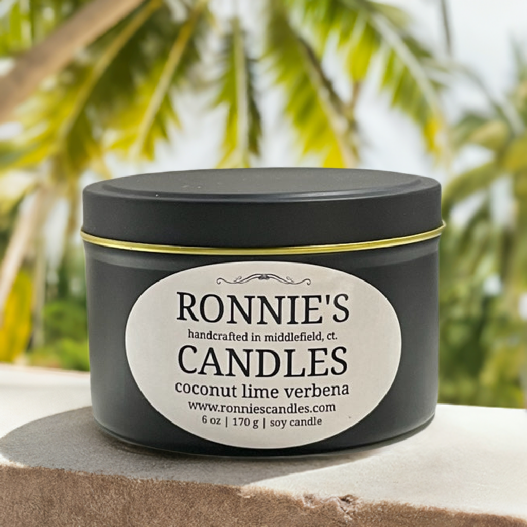 Coconut Lime Verbena 100% Soy Candle