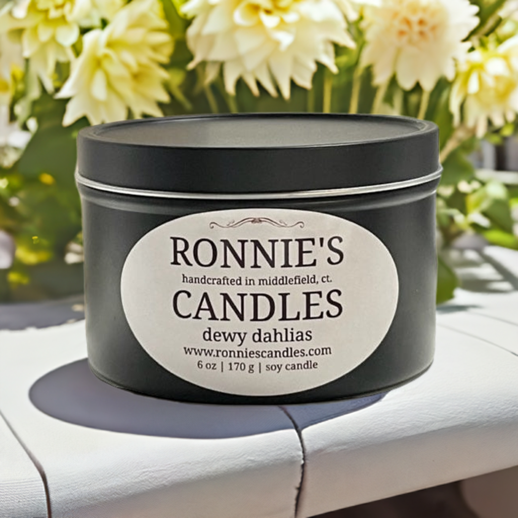 Dewy Dahlias 100% Soy Candle