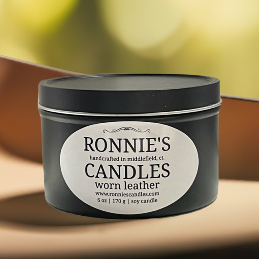 Worn Leather 100% Soy Candle
