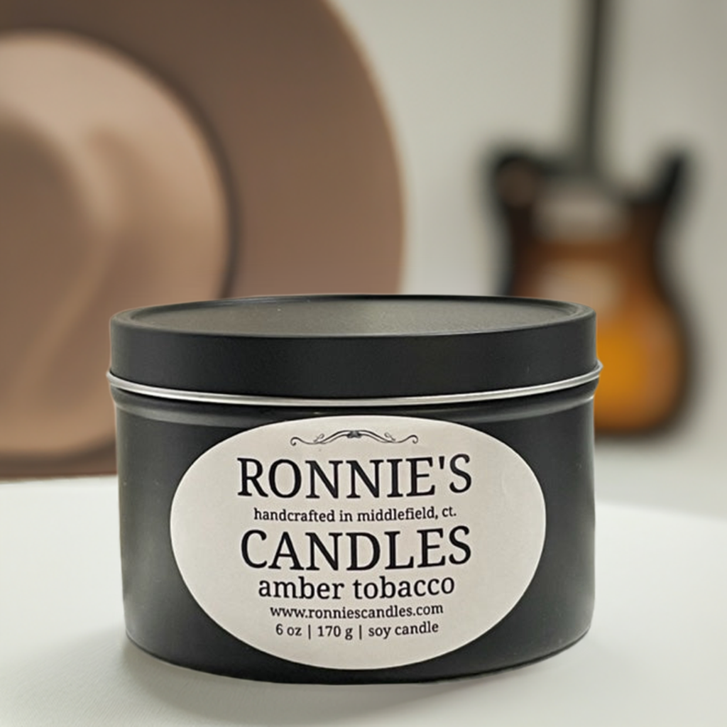 Amber Tobacco 100% Soy Candle