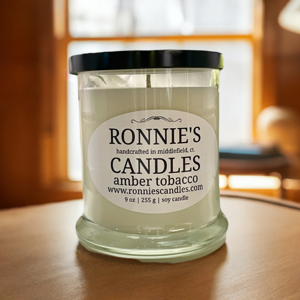 Amber Tobacco 100% Soy Candle