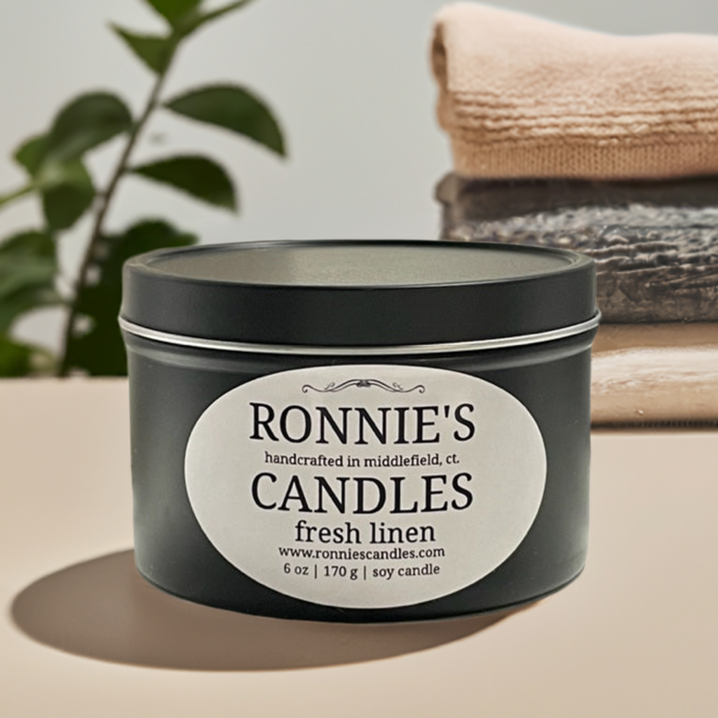 Fresh Linen 100% Soy Candle
