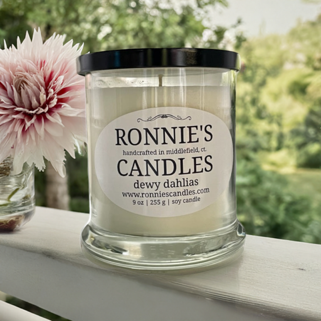 Dewy Dahlias 100% Soy Candle
