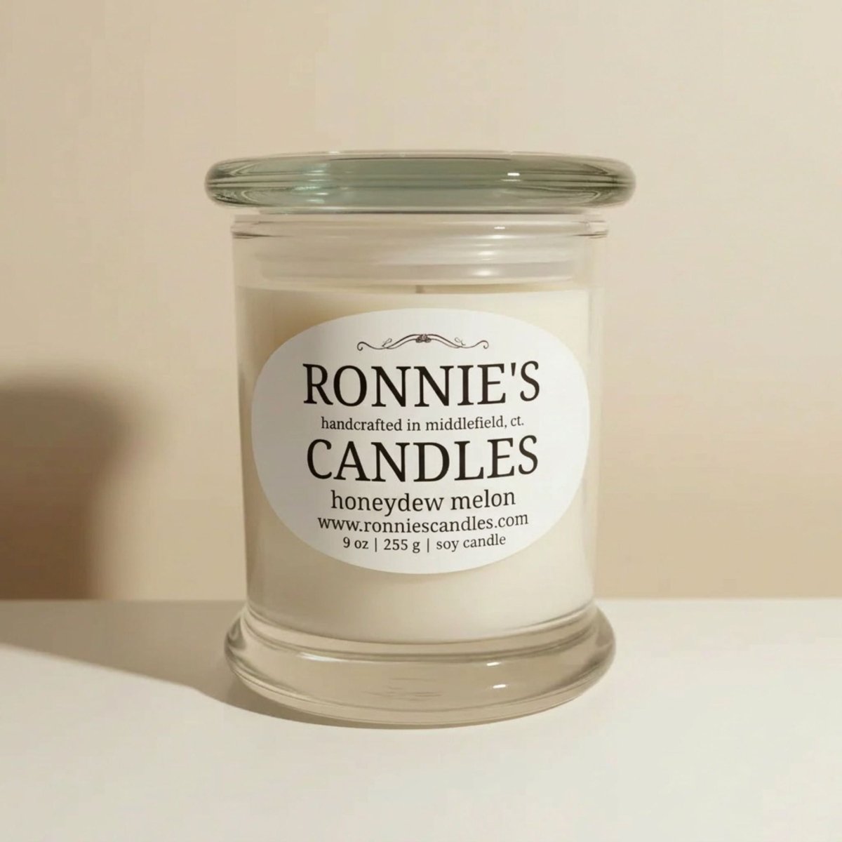 Honeydew Melon 100% Soy Candle - Ronnie's Candles LLC