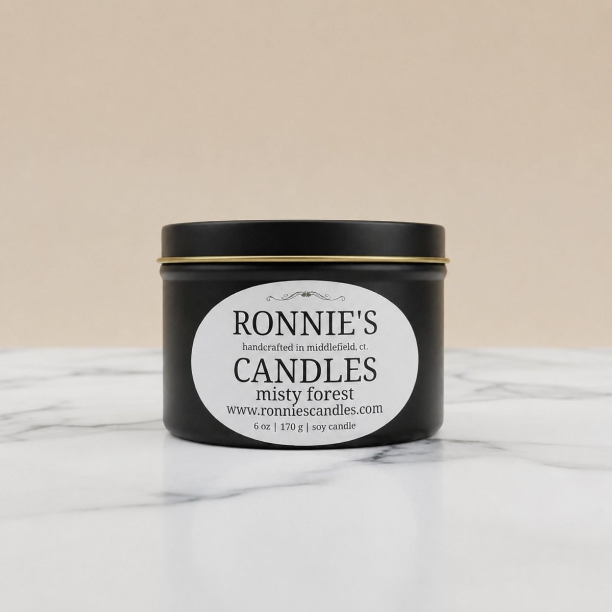 Misty Forest 100% Soy Candle - Ronnie's Candles LLC
