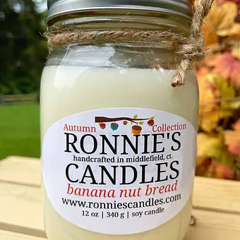 Banana Nut Bread 100% Soy Candle