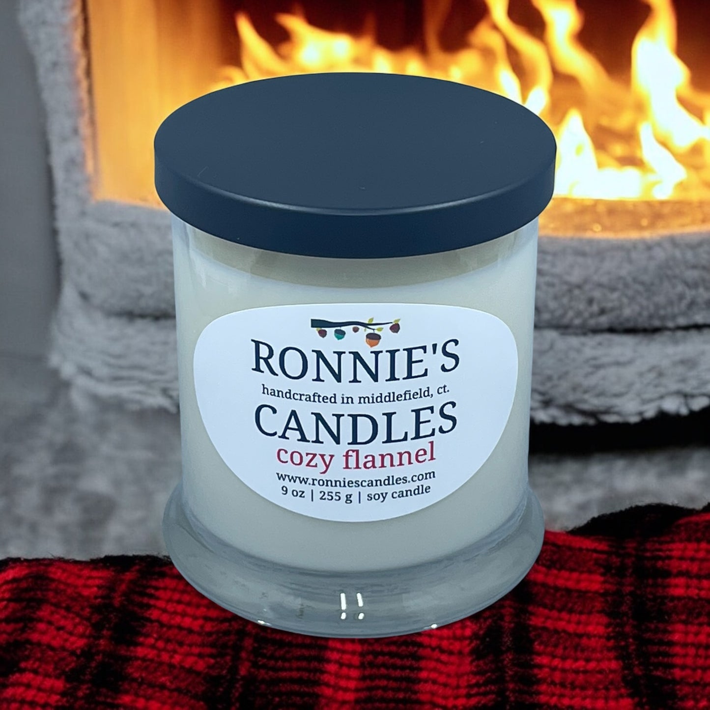 Cozy Flannel 100% Soy Candle
