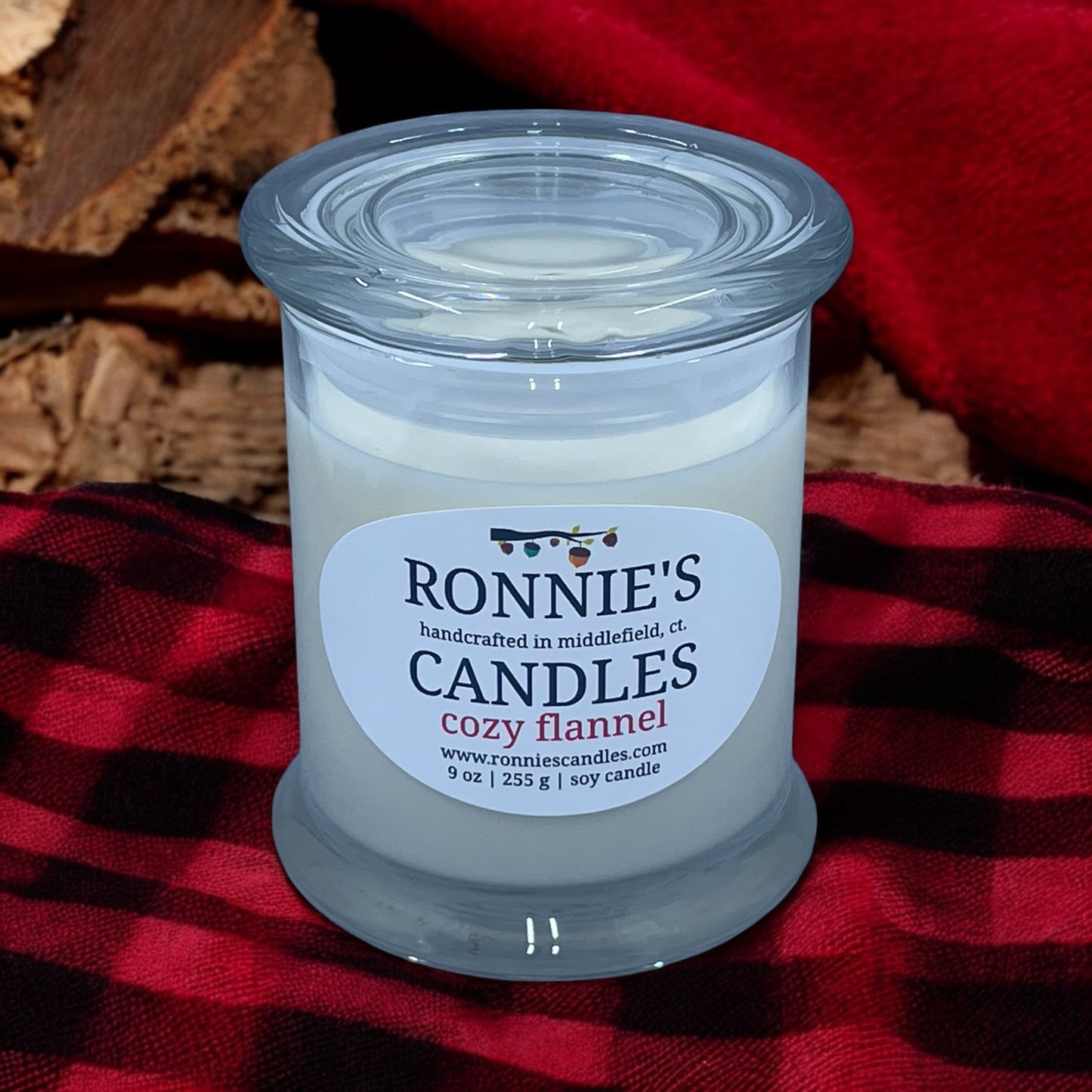 Cozy Flannel 100% Soy Candle