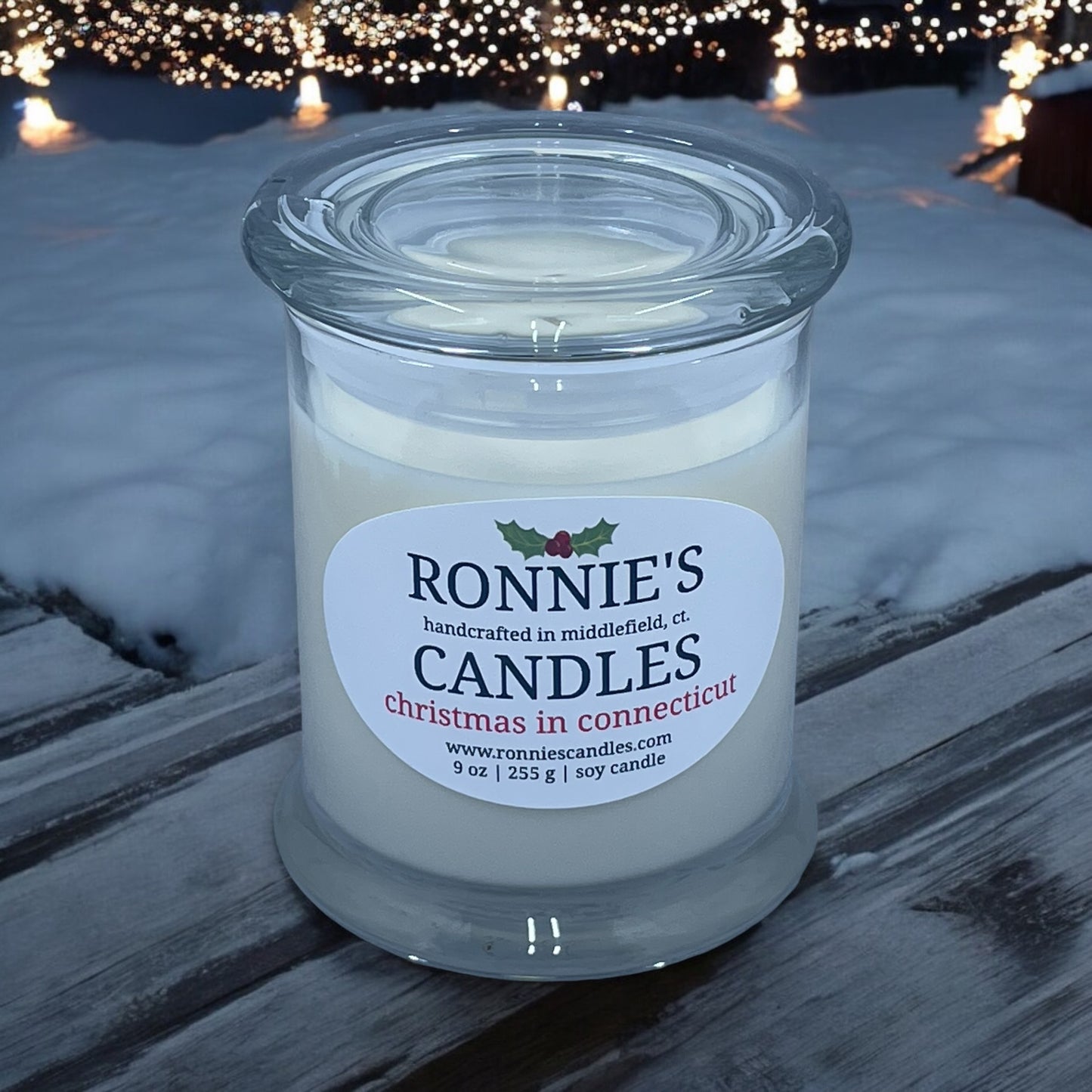 Christmas in Connecticut 100% Soy Candle