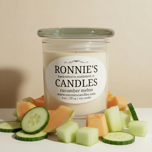 Cucumber Melon 100% Soy Candle
