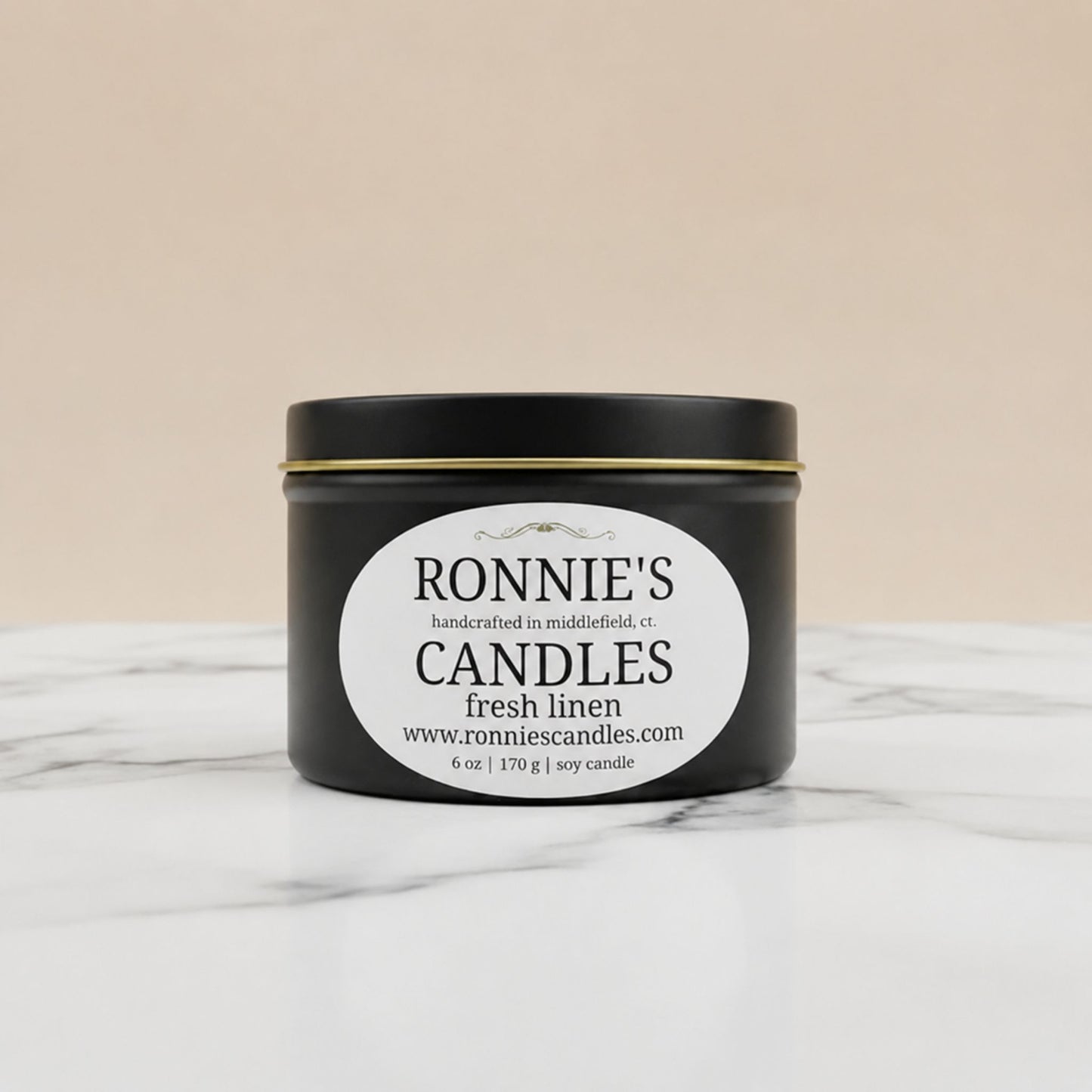Fresh Linen 100% Soy Candle