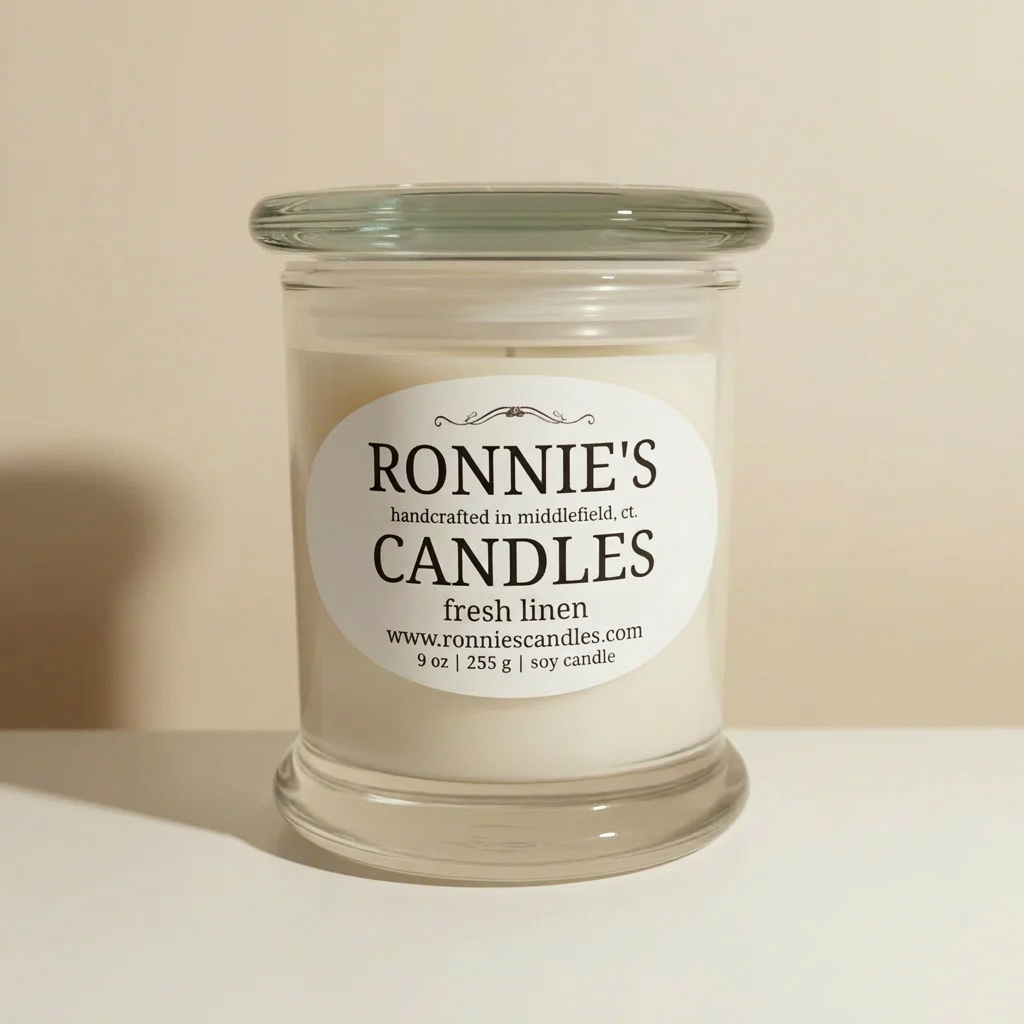 Fresh Linen 100% Soy Candle