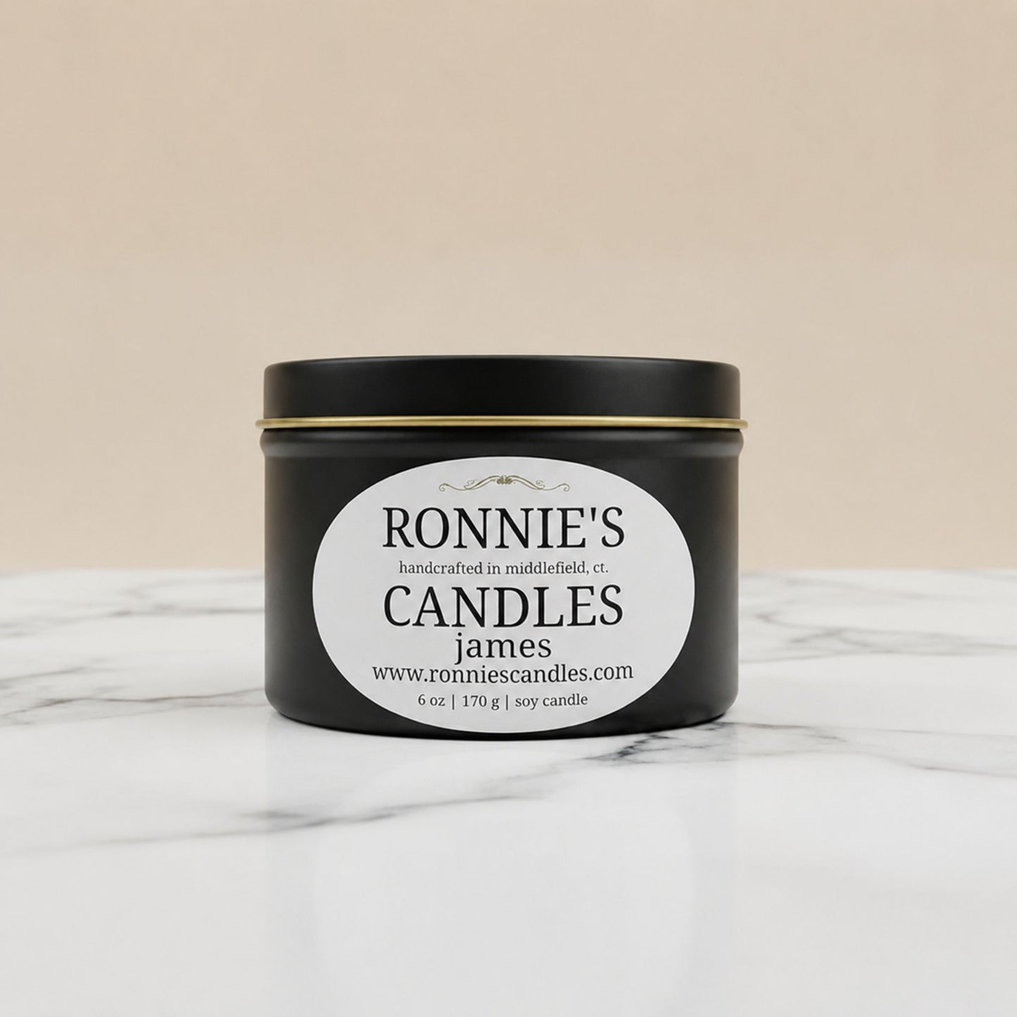 James 100% Soy Candle
