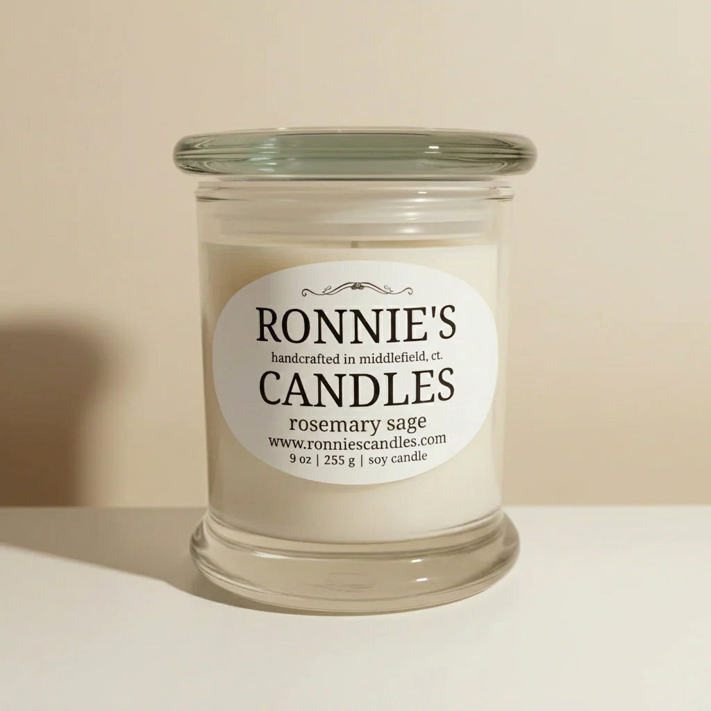 Rosemary Sage 100% Soy Candle