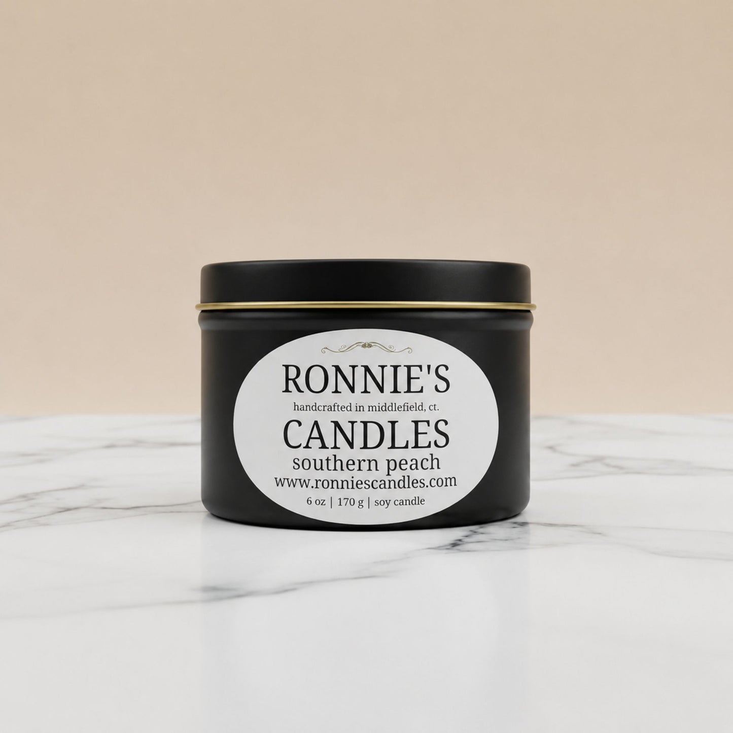 Southern Peach 100% Soy Candle