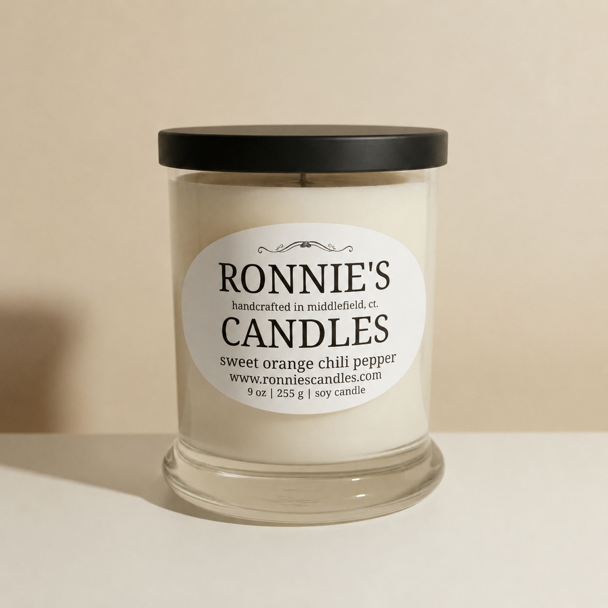 Sweet Orange Chili Pepper 100% Soy Candle