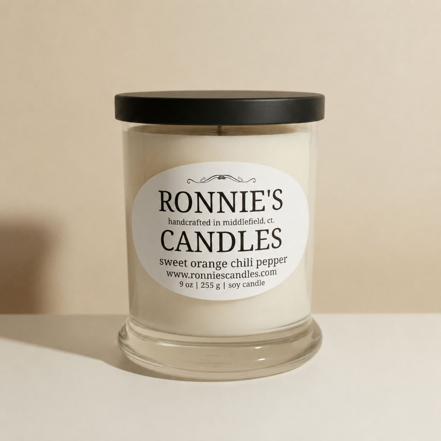 Sweet Orange Chili Pepper 100% Soy Candle