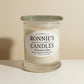 Vivacious lilac scented natural soy candle, handmade with eco-friendly ingredients, perfect for home ambiance