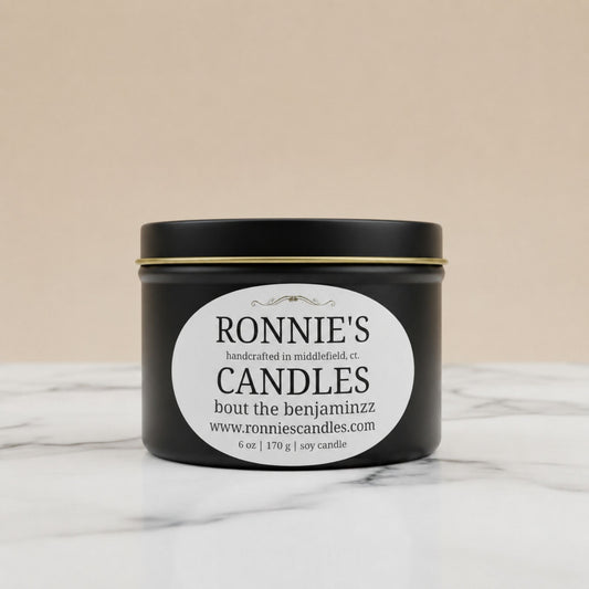 Bout the Benjaminzz 100% Soy Candle
