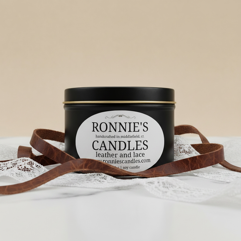 Leather and Lace 100% Soy Candle