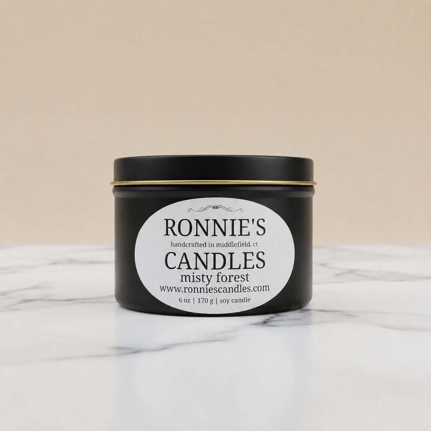 Misty Forest 100% Soy Candle
