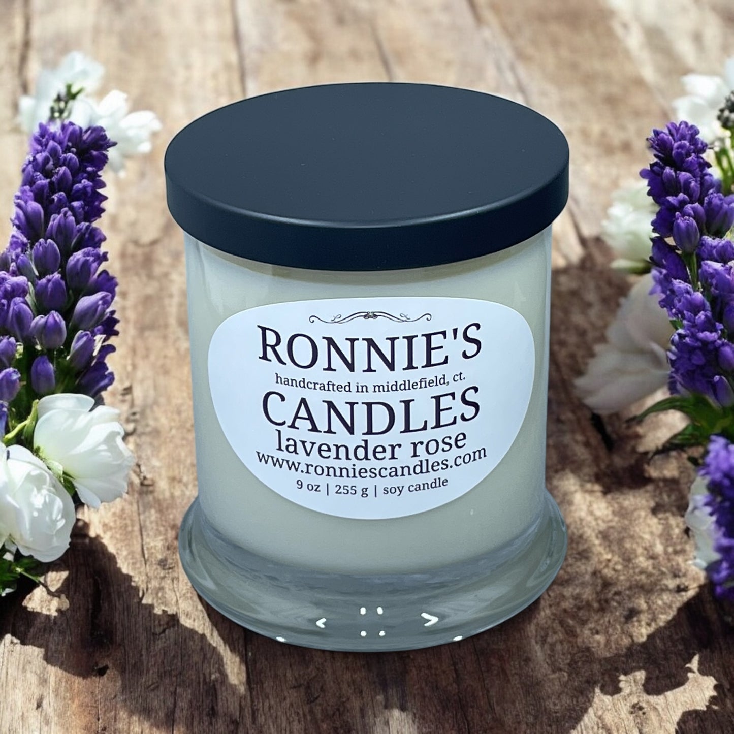 Lavender Rose 100% Soy Candle