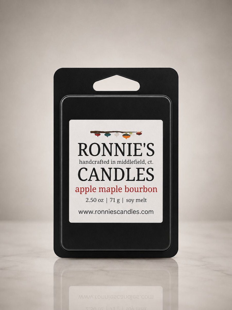 Apple Maple Bourbon Soy Melt - Ronnie's Candles LLC