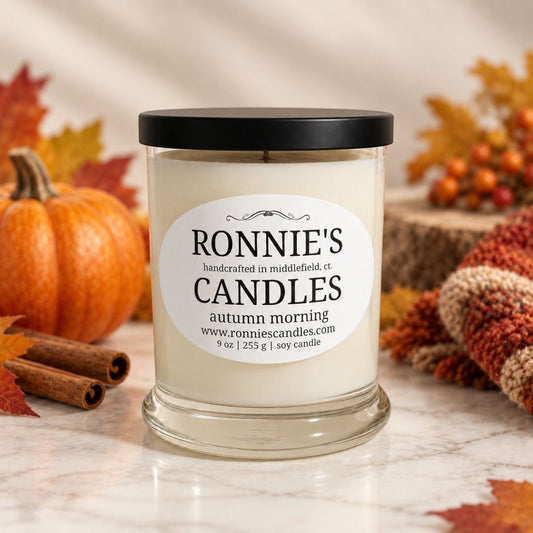 Autumn Morning 100% Soy Candle - Ronnie's Candles LLC