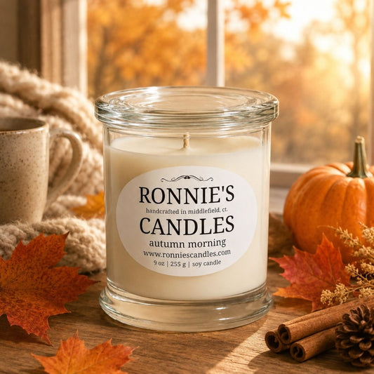 Autumn Morning 100% Soy Candle - Ronnie's Candles LLC