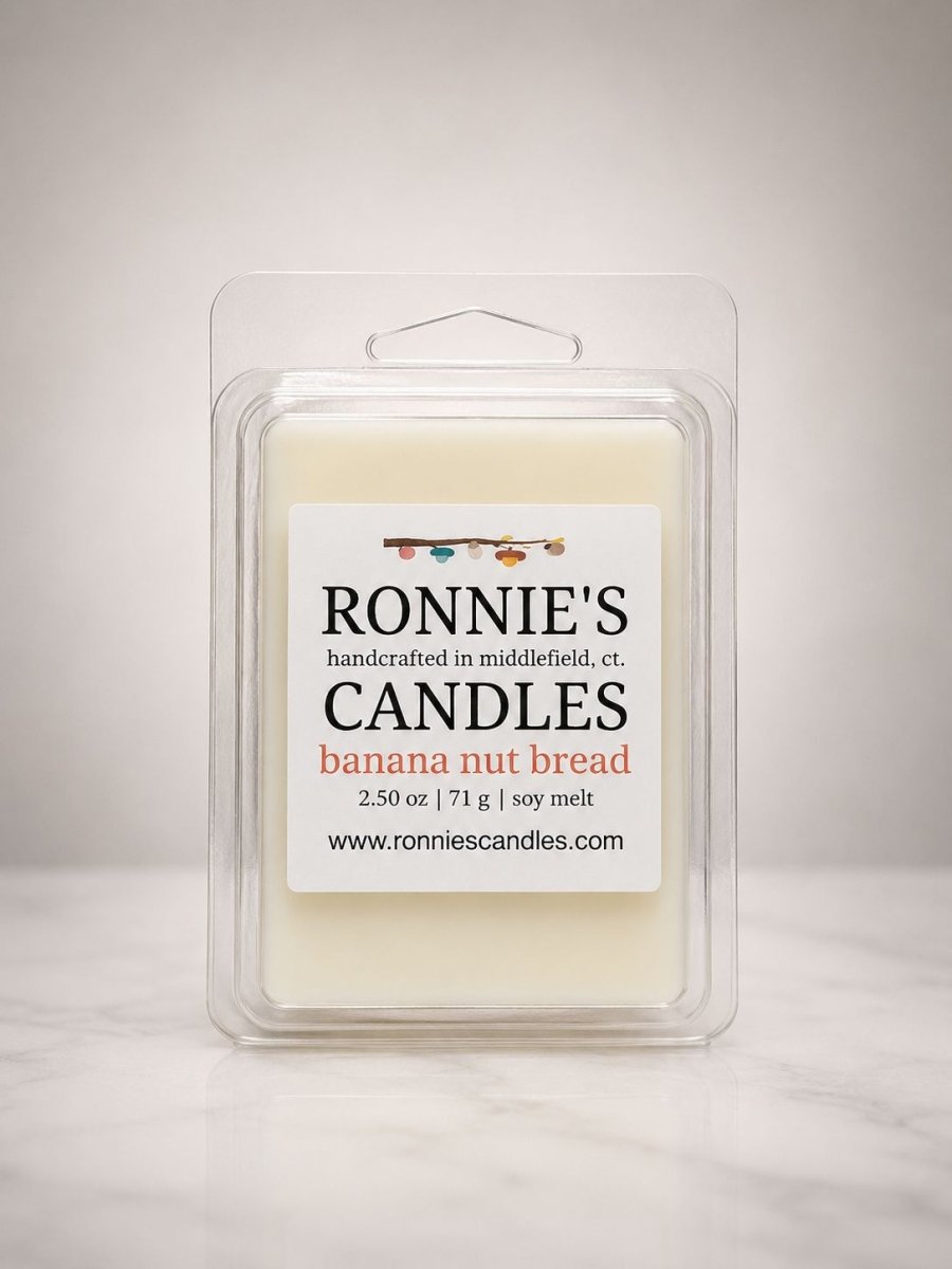 Banana Nut Bread Soy Melt - Ronnie's Candles LLC