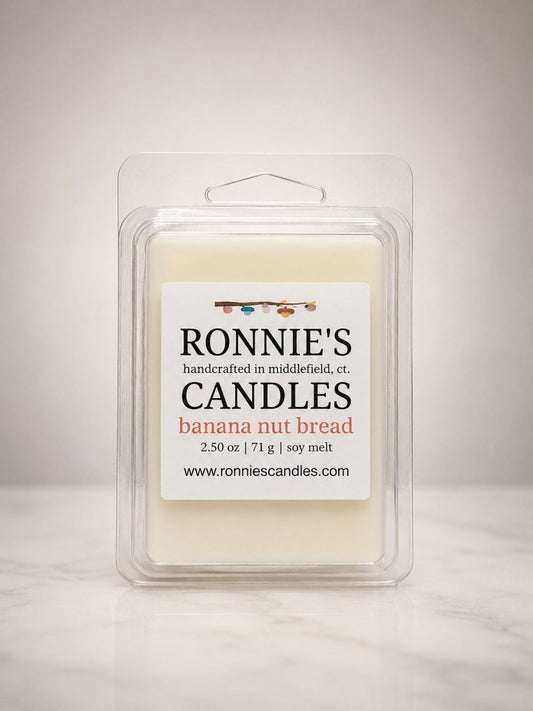 Banana Nut Bread Soy Melt - Ronnie's Candles LLC