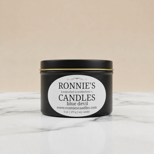 Blue Devil 100% Soy Candle - Ronnie's Candles LLC