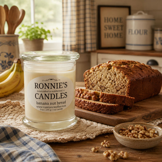 Banana Nut Bread 100% Soy Candle