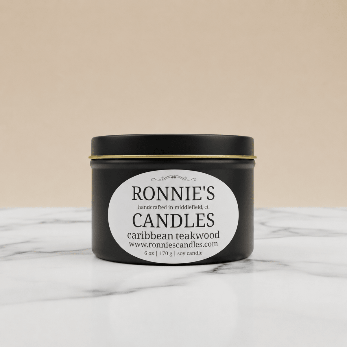 Caribbean teakwood candle with rich fragrance and woody aroma for a luxurious home ambiance